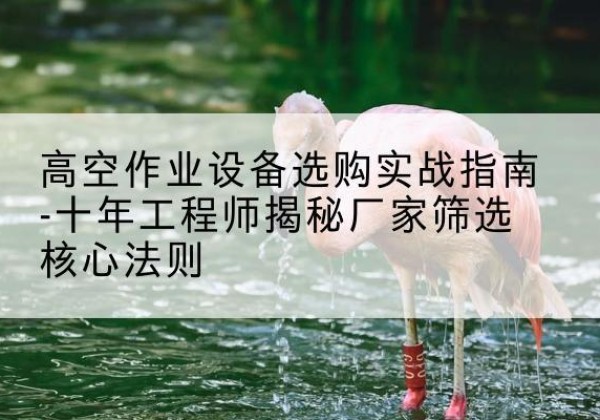 孝昌剪叉式升降机厂家-高空作业设备选购实战指南-十年工程师揭秘厂家筛选核心法则